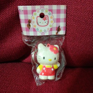 早期臺灣童玩 Hello Kitty 鑰匙圈 掛飾 裝飾品 貓咪立體公仔造型 絕版珍藏 老時光 找回憶 懷舊老物