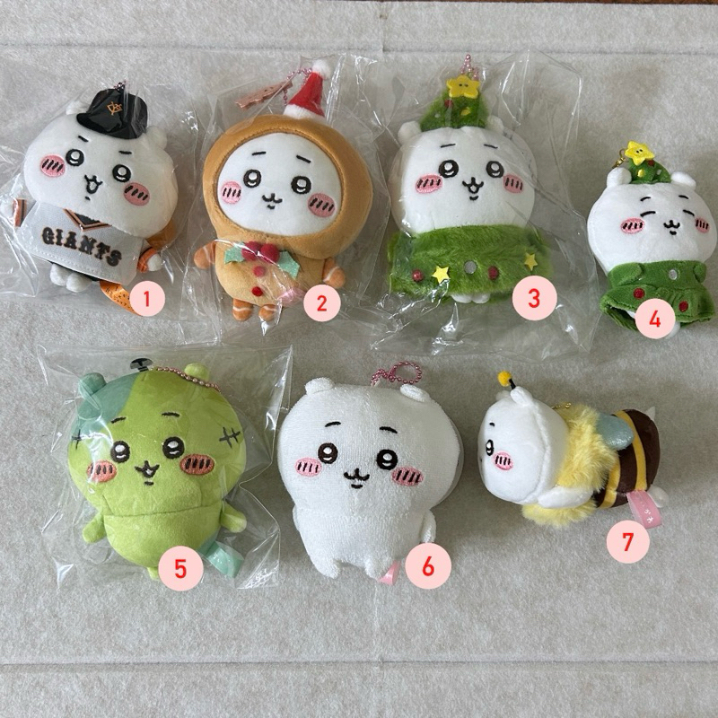 吉伊卡哇 吉伊 薑餅人 殭屍 棒球 聖誕樹吉伊 聖誕 蜜蜂 一番賞 毛巾 毛巾吉伊 小八 烏薩奇 全家 景品 達摩
