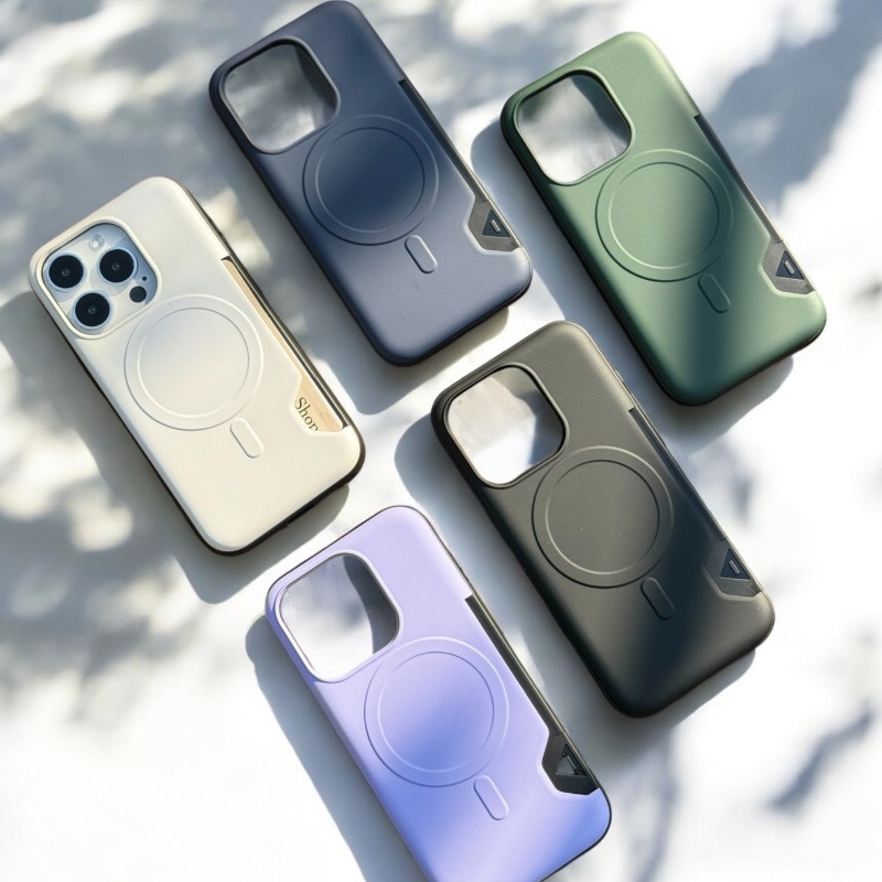 磁吸插卡夾層 手機殼│iPhone 17 Pro Max Air 16e 16 Plus 15 14 13 12 SE
