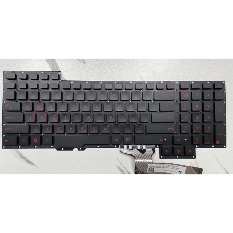 <鍵盤更換安裝到好>華碩 ASUS ROG G751J 筆電 更換鍵盤 鍵盤故障 按鍵脫落 打不出來 現場更換 有保固