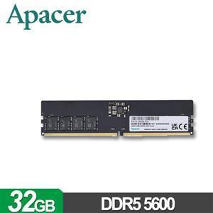 臺灣公司貨原廠包裝宇瞻 Apacer DDR5 5600 32GB 16GB桌上型CL值: 46