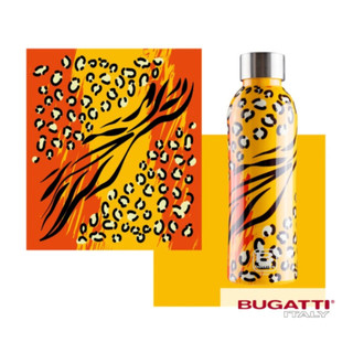 布加迪 BUGATTI 保溫瓶 義大利設計師 狂野橘豹保溫瓶 800ml 保溫瓶 316不鏽鋼保溫壺 保溫杯 水壺