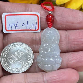天然翡翠A貨,彌樂佛、佛公，財神爺、觀音 觀音菩薩 觀世音菩薩 迷你佛 布袋師父，項鍊墜