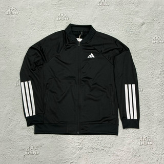 《TNT運動廣場》ADIDAS 3S KNIT JKT 男 薄款 內磨毛 口袋拉鏈 運動外套 JH3279