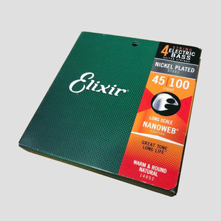 【胖子家樂器】Elixir (45-100) 薄膜14052 NANOWEB 四弦 貝斯弦