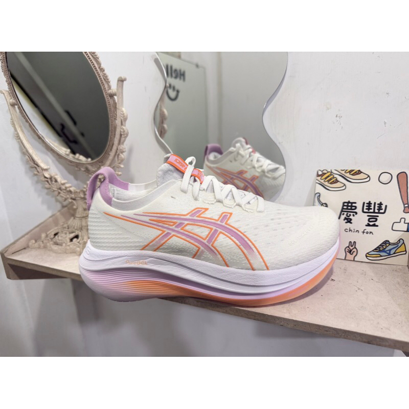 大灌體育👟 GEL-NIMBUS 27 (D) 女款 寬楦 緩衝 慢跑鞋 1012B752-101