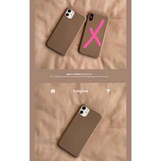 《全新》2025代表色摩卡咖啡 iphone12ProMax蘋果手機殼美拉德磨砂手機殼全包磨砂保護殼(訂單滿100出貨)