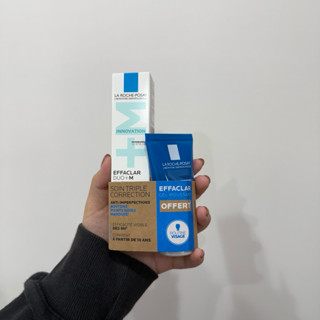 啾啾小姐 現貨 理膚寶水 DUO+M 淨痘無瑕極效精華 40ml + 青春潔膚凝膠+M 50ml