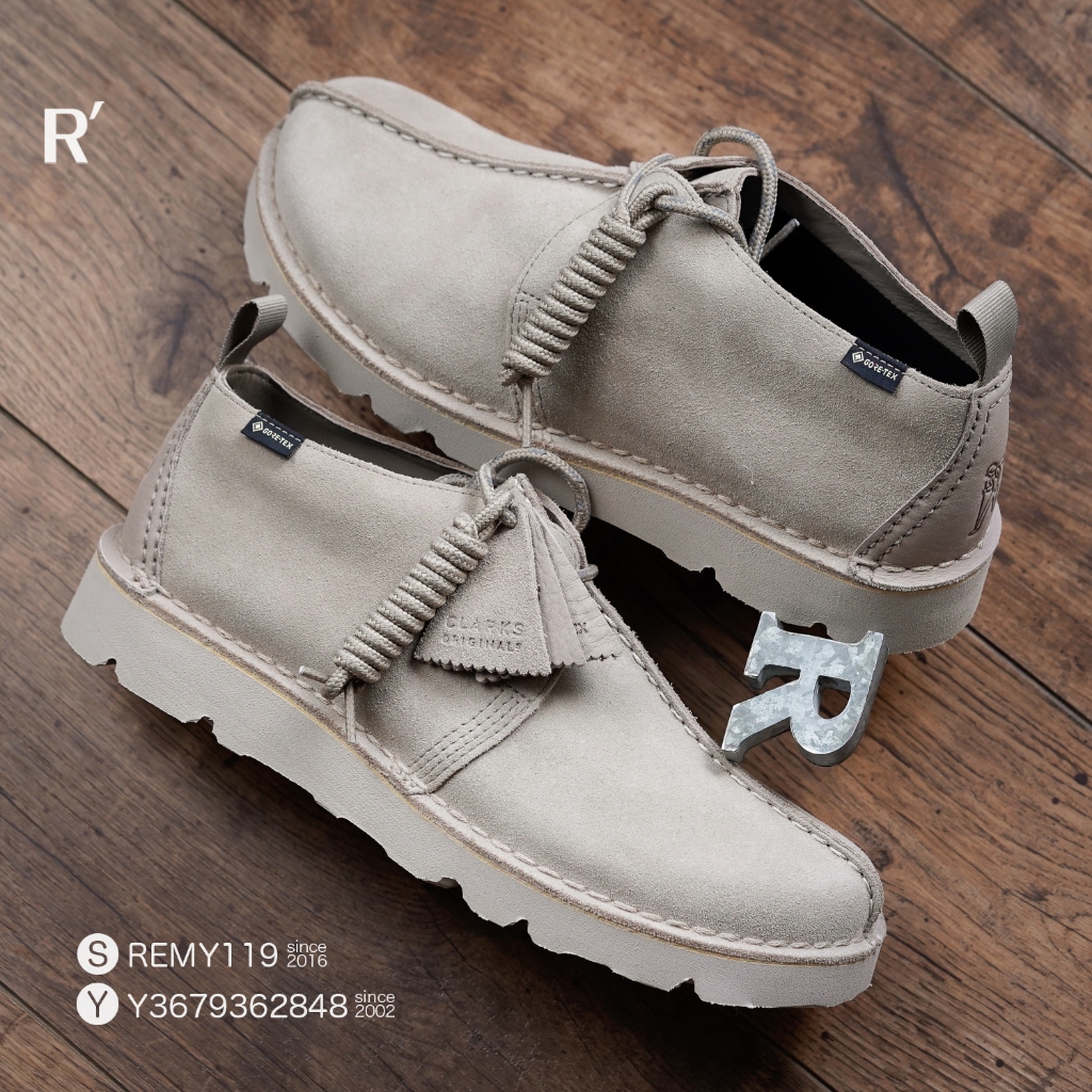 R‘代購 Clarks Desert Trek GTX BEAMS GORE-TEX 沙 卡其 防水 26165623
