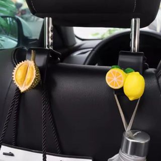 水果造型掛鉤 車用掛鉤 多功能掛鉤 汽車掛鉤 車用座椅背掛鉤 塑膠掛鉤 免打孔車載掛鉤 頭枕掛鉤 汽車椅背掛鉤 後座掛鉤