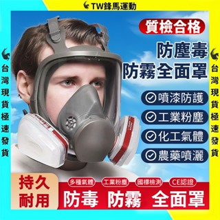 3M 6200防毒面具 防毒口罩 噴漆口罩 雙口型防毒面具 噴漆全面罩 打磨 拋光 防塵 防灰 裝修防塵面罩 噴漆口罩