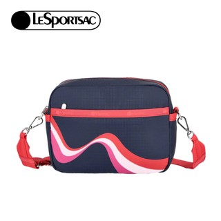 |快速出貨|Lesportsac Deluxe Crossbody 拉鍊斜背包/ 復古波浪 開學季禮物