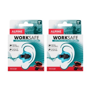 Alpine WorkSafe 2入組 頂級工作聽力保護耳塞