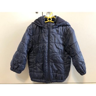 ●UNIQLO 羽絨連帽外套 羽絨外套 帽子可拆下 童裝 深藍 防風外套 尺寸90 童裝 幼童 ☆ 儲存良好 冬天外套