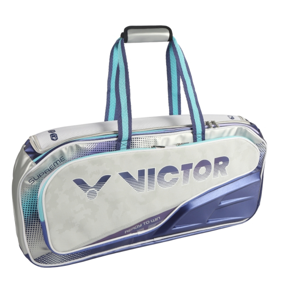 【凱將體育羽球店】 VICTOR 矩形包 BR9615 HB 羽球包 羽球袋 勝利 6支裝 銀色 未來感 羽球