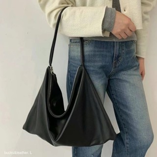 【大中小現貨+預購｜實背】Tintin Korea。bucks & leather 慵懶垂墜單肩拉鍊揹包
