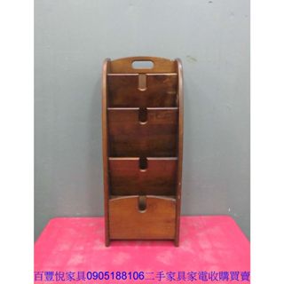 新竹二手傢俱◎百豐悅二手傢俱-2手鞋櫃 樟木色30公分立式拖鞋架 玄關櫃 室內拖鞋收納 臺中2手傢俱 觀音二手傢俱