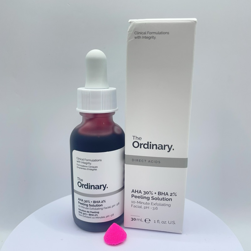 正品 The ordinary 30%果酸 + 2%水楊酸 玫瑰籽油精華液 菸鹼胺 玻尿酸 熊果素30ml