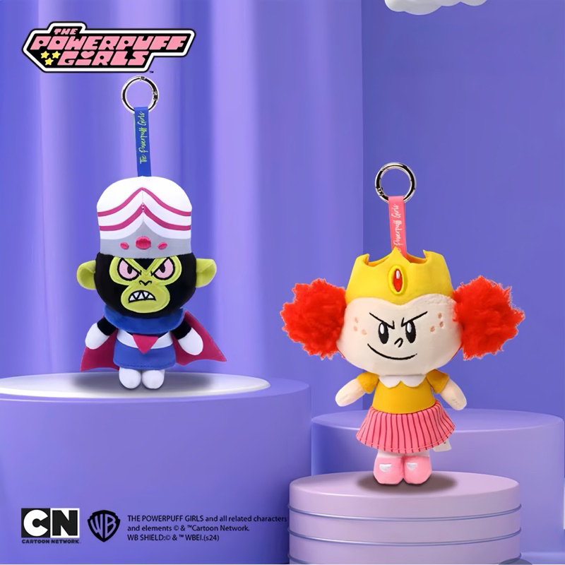 代購/飛天小女警反派魔人啾啾毛絨公仔掛飾