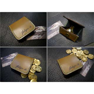 KH手工皮革工作室 方形零錢包 手作皮件包 立體方型零錢包 COIN BAG 牛皮錢包 銅板收納包 MIT臺灣製造全手作