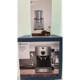 【Electrolux 伊萊克斯】半自動義式咖啡機 15 Bar （E9EC1-100S）買就送 伊萊克斯磨豆機