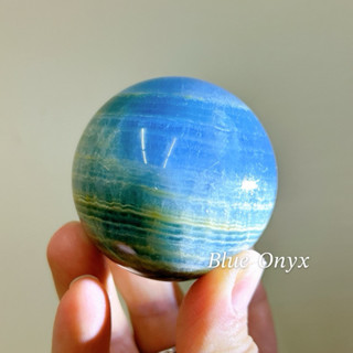▪️𝐵𝑙𝑢𝑒 𝑂𝑛𝑦𝑥高品藍安力士水晶球Ⓓ▪️5.1藍力士 藍力士球 喉輪 提升力量 克服心理障礙 連結更高意識