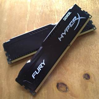 HyperX FURY Memory Low Voltage - 8GB Kit*(2x4GB) - DDR3 1600