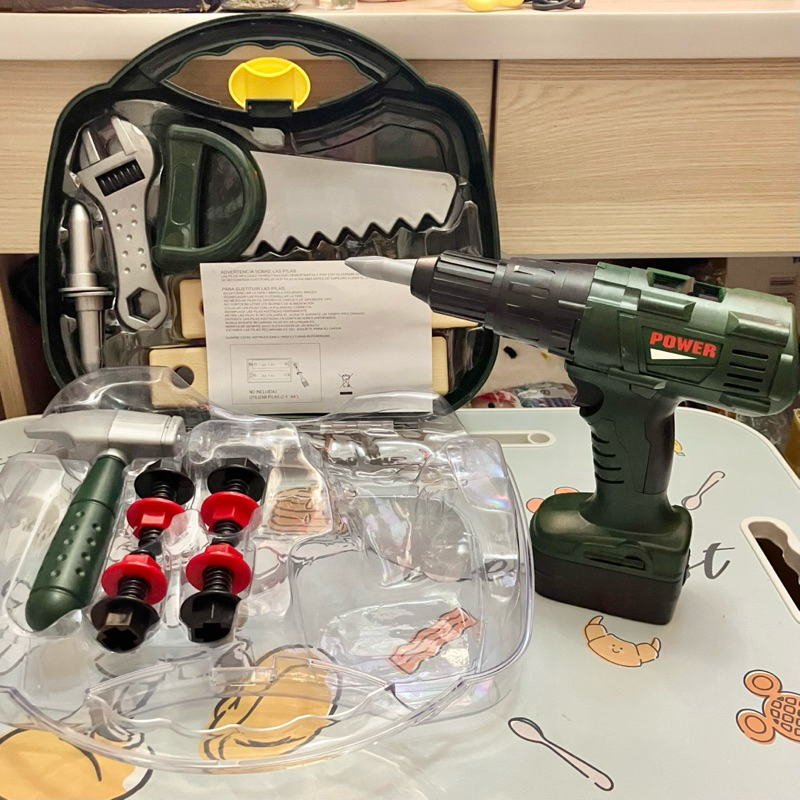 巴塞隆納 JAC  奧地利 工具玩具 電動電鑽 螺絲 槌子 電動電鋸 工具箱 全新