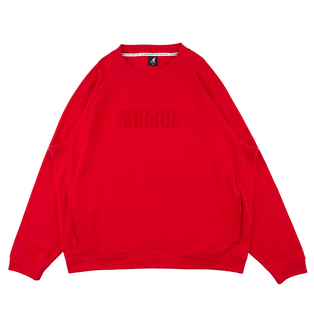 KANGOL 中性拉克蘭口袋圓領T 男女 長袖上衣 6355102142 CNY