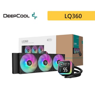 DEEPCOOL 九州風神LQ360 ARGB 360 水冷排 數位顯示 CPU 散熱器