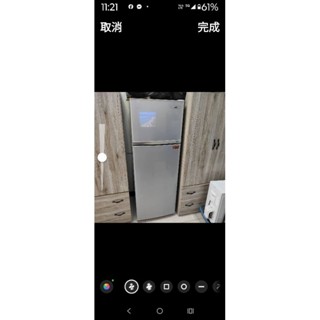 節能省電～二手中古聲寶250公升雙門冰箱，保固3個月