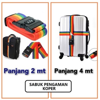 Sabuk Koper Belt Koper Tali Pengaman Koper Kunci Angka Aman