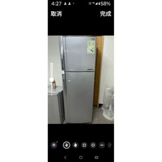 一級能效～二手中古東芝320公升變頻雙門冰箱，型號GR-R37TDZ，保固3個月