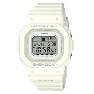【CASIO 卡西歐】G-SHOCK 纖薄精巧 衝浪運動 潮汐顯示 沙灘淨白 GLX-S5600-7B 40.5mm