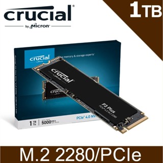 (全新)Micron美光 Crucial P3 Plus 1TB M.2 Gen4 SSD 固態硬碟 戰地風雲6