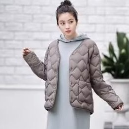 女裝日本購回UNIQLO 特級ULTRA LIGHT DOWN系列輕薄款保暖羽絨外套尺寸M