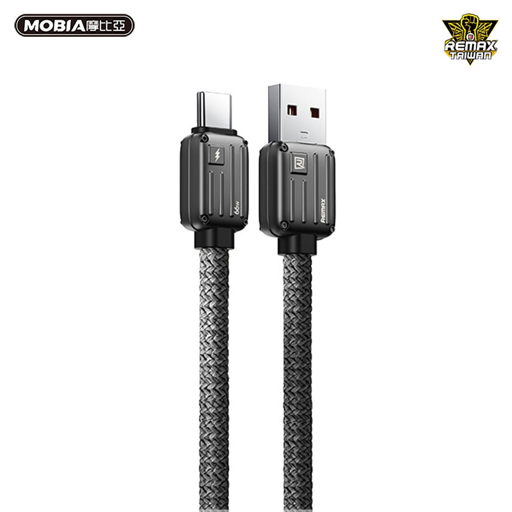 REMAX RC-C158 行李箱 66W 鋅合金刺繡編織快充線 USB to Type-C 正版台灣公司貨