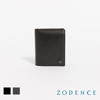 ZODENCE CRAFTSLIM進口真皮超薄6卡直式零錢袋短夾