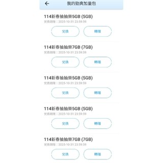 中華電信 流量5G7G 9G 月租預付卡都可以用