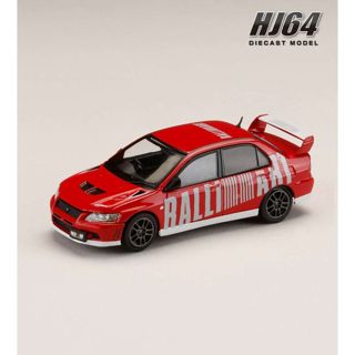 Hobby JAPAN 1/64 三菱 LANCER EVOLUTION 7 GSR 拉力版 帕默紅 東海模型