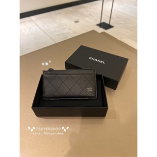 [TBUYERSHOP] 臺灣現貨🍀 Chanel 24p so black 全黑 一字扁卡包