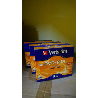 威寶 Verbatim DVD-R DL 8X 燒錄片 (5片盒裝) 新加坡製 MKM03RD30