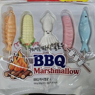 韓國NO BRAND 海鮮串燒造型BBQ棉花糖