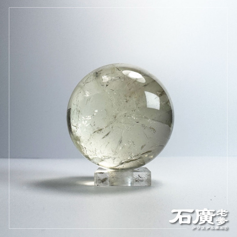 石廣老爹【療癒原礦·天然水晶】招偏財必備の黃水晶球、兔毛水晶(video影片更精彩)彩虹、兔毛