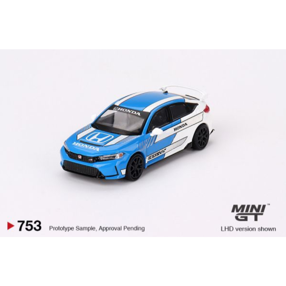 MINIGT 1/64 本田 Honda Civic Type R #3 2023 Pace Car Blue 東海模型