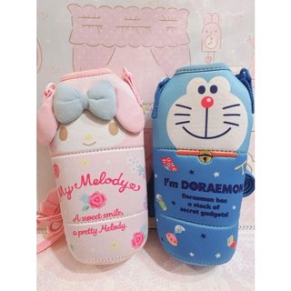 ♥小公主日本精品♥Melody 哆啦A夢輕巧便利 保溫保冰 飲料提袋 水瓶提袋可背式款~8