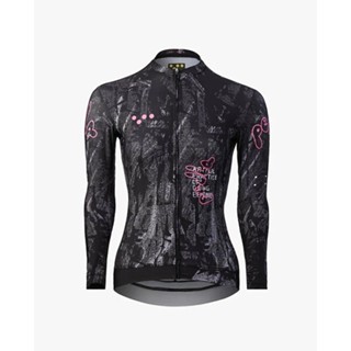Pedla 薄長袖車衣 Denim Classic LS Jersey Black Etch 女款 斑駁黑