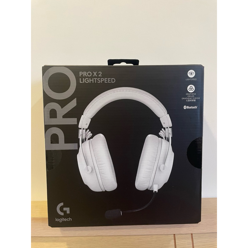 Logitech G 羅技 PRO X2 LIGHTSPEED無線專業電競耳麥第二代職業級 白色全新