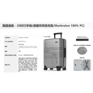 預購✨臺積電 聯名 萬國通路 20吋 行李箱 tsmc 限量商品