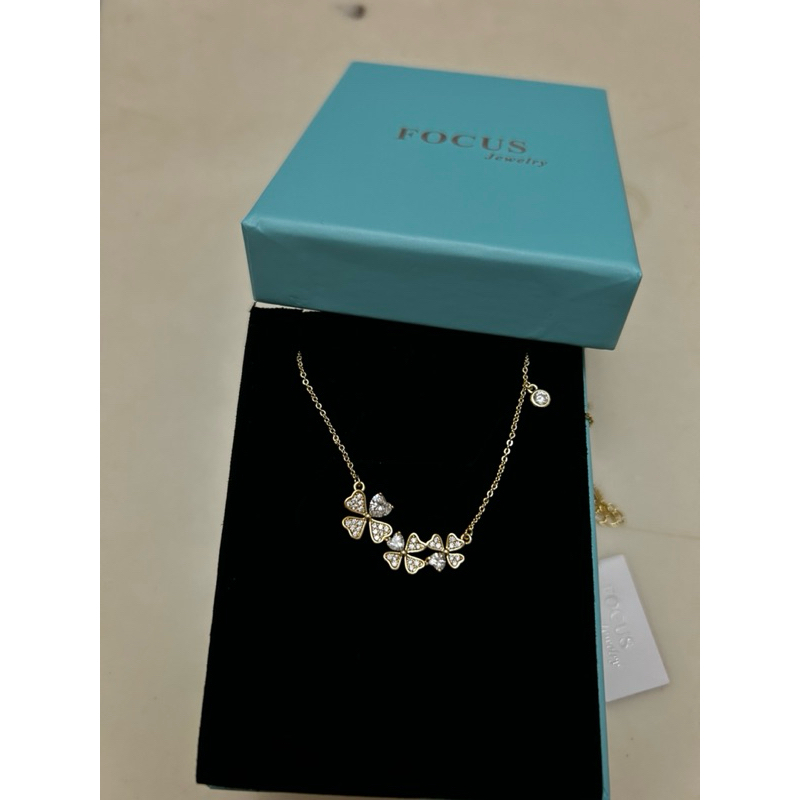 日本Focus Jewelry專櫃幸運草項鍊
